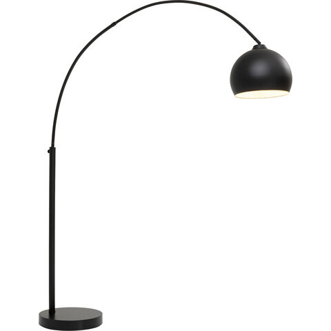 Floor Lamp Lounge Small Deal Eco Matt Black 175cm