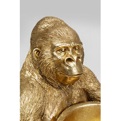 Figura decorativa Holding Bowl oro 41cm