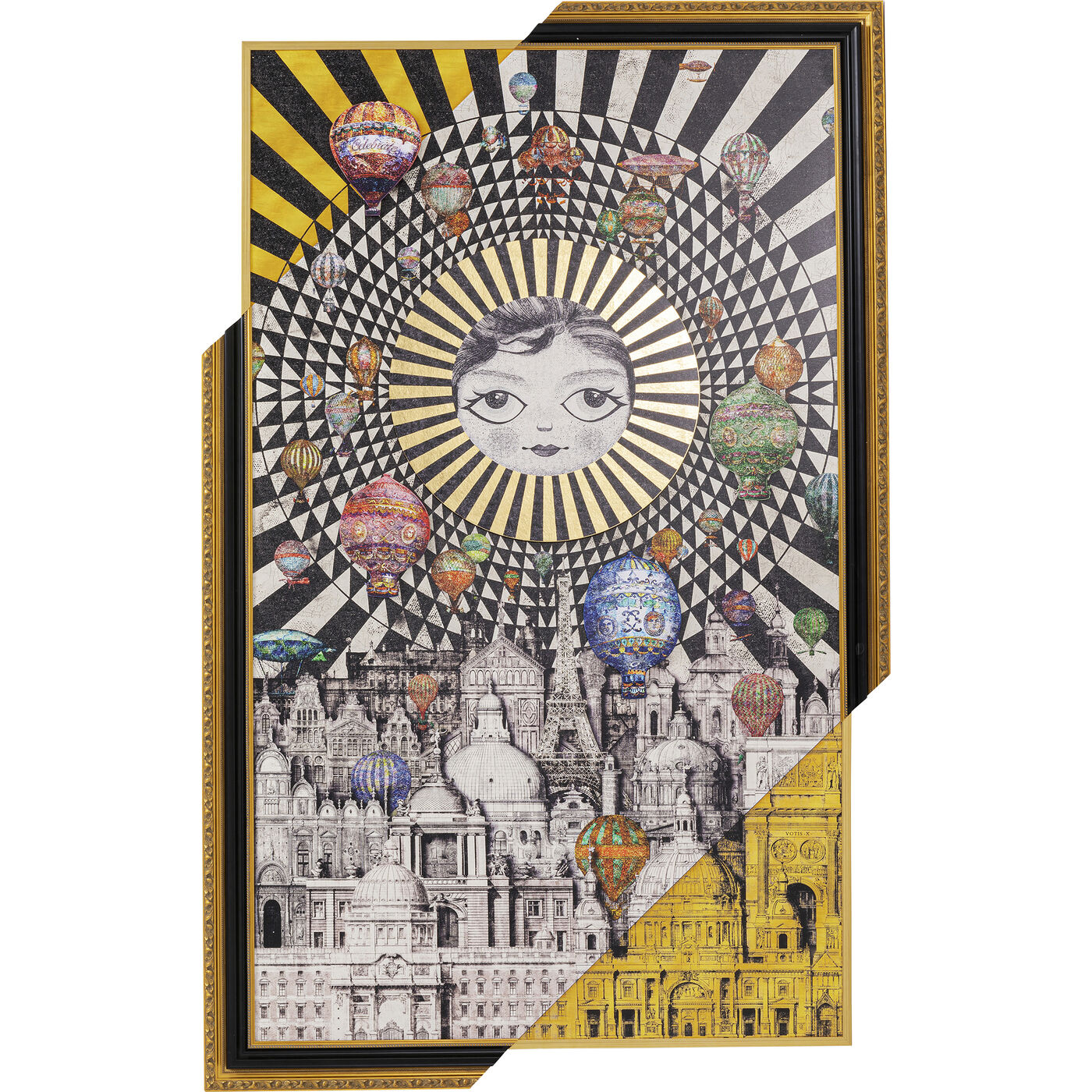 [53363] Cuadro enmarcado Balloons 110x180cm