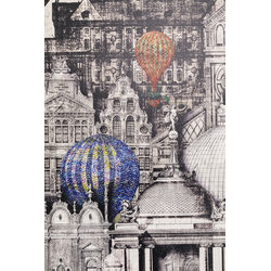 Quadro incorniciato Balloons 110x174cm