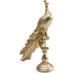 Deco Figurine Peacock Gold 39cm