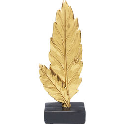 Deco Object Two Leaves Gold 22cm