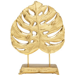 Oggetto decorativo Monstera Leaf oro 36cm