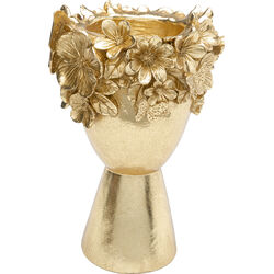 Vaso decorativo Flowercrown oro 20cm