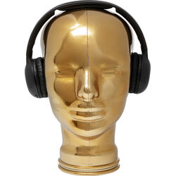 Headphone Mount Gold Metallic