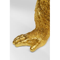 Figura decorativa Butler Playing Chimp oro 52cm