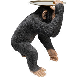 Figura deco Butler Playing Chimp negro 52cm