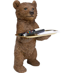 Deco Figurine Butler Standing Bear 35cm