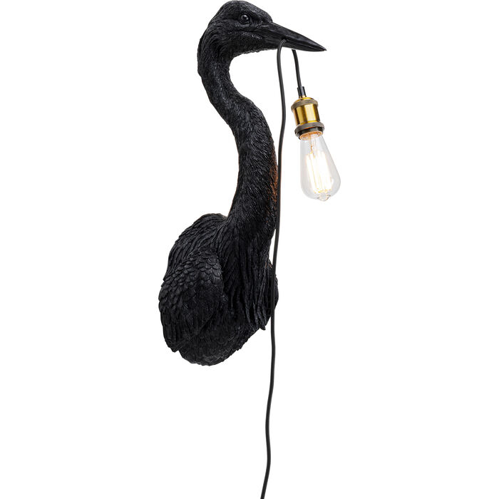 Wall Lamp Animal Heron Black 26x62cm - KARE KARE B2B