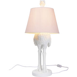 Table Lamp Animal Ostrich White 66cm