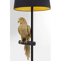 Lampadaire Animal Parrot doré 176cm