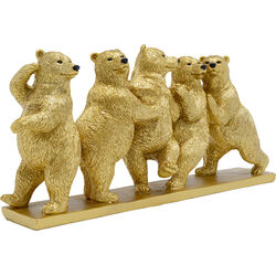 Deco Figurine Tipsy Dancing Bears 14cm