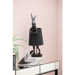 Tischleuchte Animal Rabbit Matt Schwarz 68cm