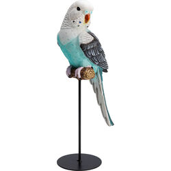 Deco Figurine Parrot Turquoise 36cm