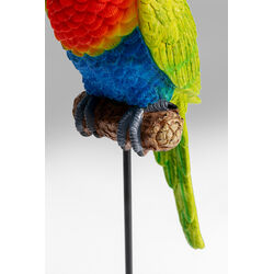 Figura decorativa Parrot verde 36cm