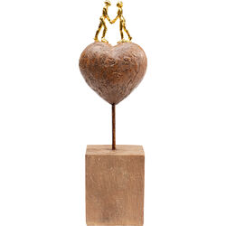 Deco Object Rock Heart Date 26cm