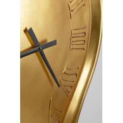 Wall Clock Big Drop Gold 92x127cm