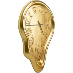 Wall Clock Big Drop Gold 92x127cm