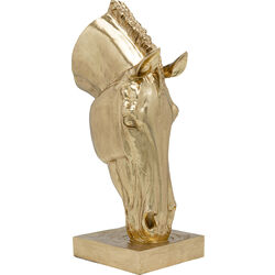 Deco Object Horse Face Gold 72cm