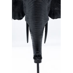 Bougeoir Elephant Head noir 49cm