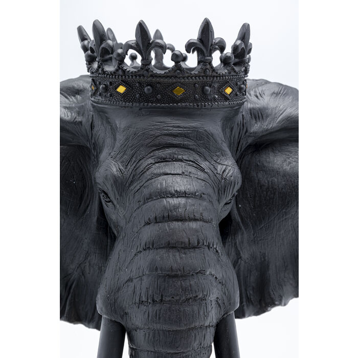 Objeto deco Elephant Royal negro 57cm