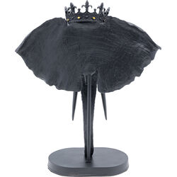 Oggetto decorativo Elephant Royal nero 57cm