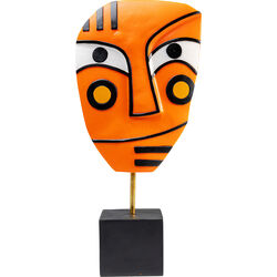Deco Object Face Orange 50cm