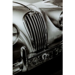 Glasbild Vintage Cabrio 150x100cm