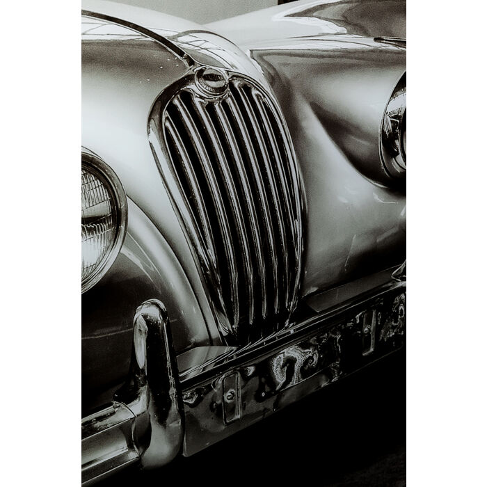 Glasbild Vintage Cabrio 150x100cm
