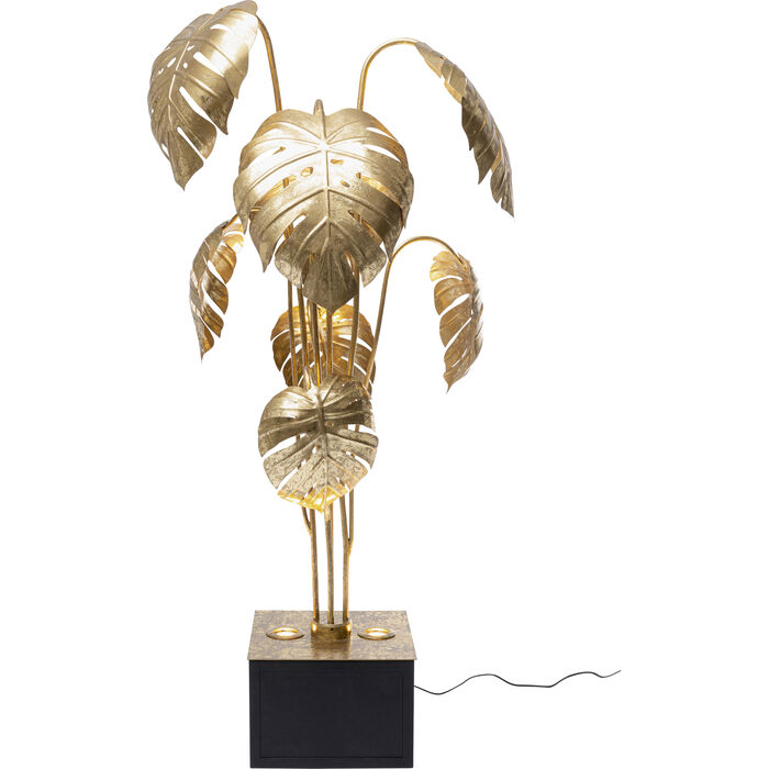 monstera floor lamp