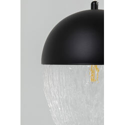 Pendant Lamp Frozen Black Matt Ø20cm