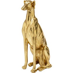 Deco Figurine Greyhound Bruno Gold 80cm