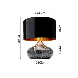 Lampe à poser Mamo Deluxe gris 37cm
