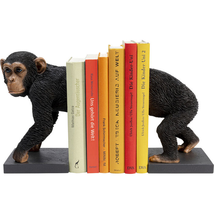 Bookend Chimp (2/Set) - KARE Luxembourg