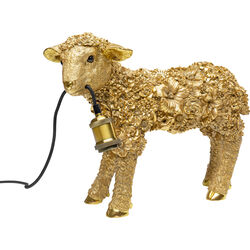 Tischleuchte Animal Flower Sheep Gold 36cm