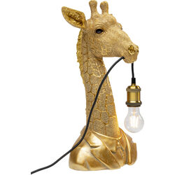 Lámpara mesa Animal Giraffe oro 50cm