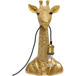 Lámpara mesa Animal Giraffe oro 50cm