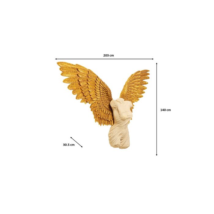 Wandobjekt Guardian Angel Female 203x140cm
