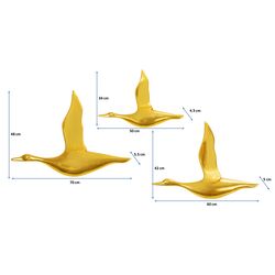 Wandobjekt Flying Ducks (3/Set)