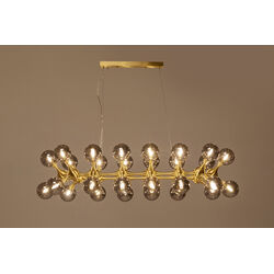 Lampadario Atomic Balls ottone 140cm