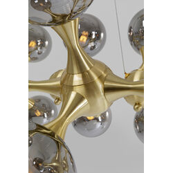 Lampadario Atomic Balls ottone 140cm