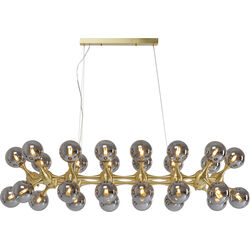 Lampadario Atomic Balls ottone 140cm