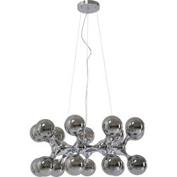 Lampadario Atomic Balls argento Ø74cm