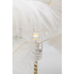 Table Lamp Feather Palm White 60cm