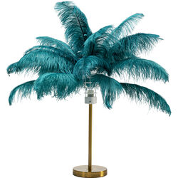 Lampe à poser Feather Palm vert 60cm