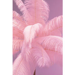 Lampadaire Feather Palm fuchsia 165cm