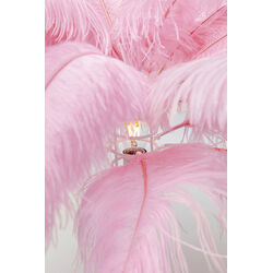 Floor Lamp Feather Palm Pink 165cm