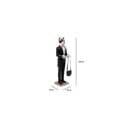 Deko Figur Butler Dog Alfred 165cm