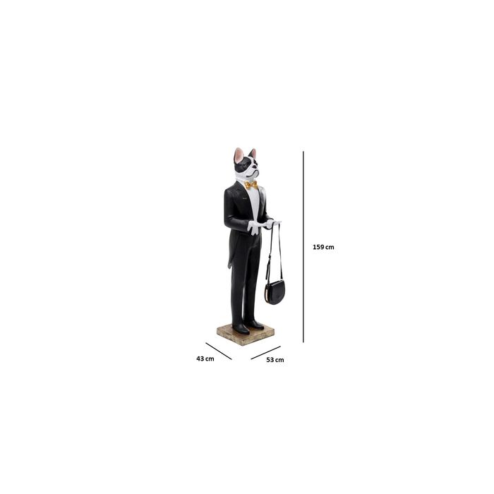 Deko Figur Butler Dog Alfred 165cm