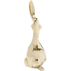 Deko Figur Bunny Gold 52cm